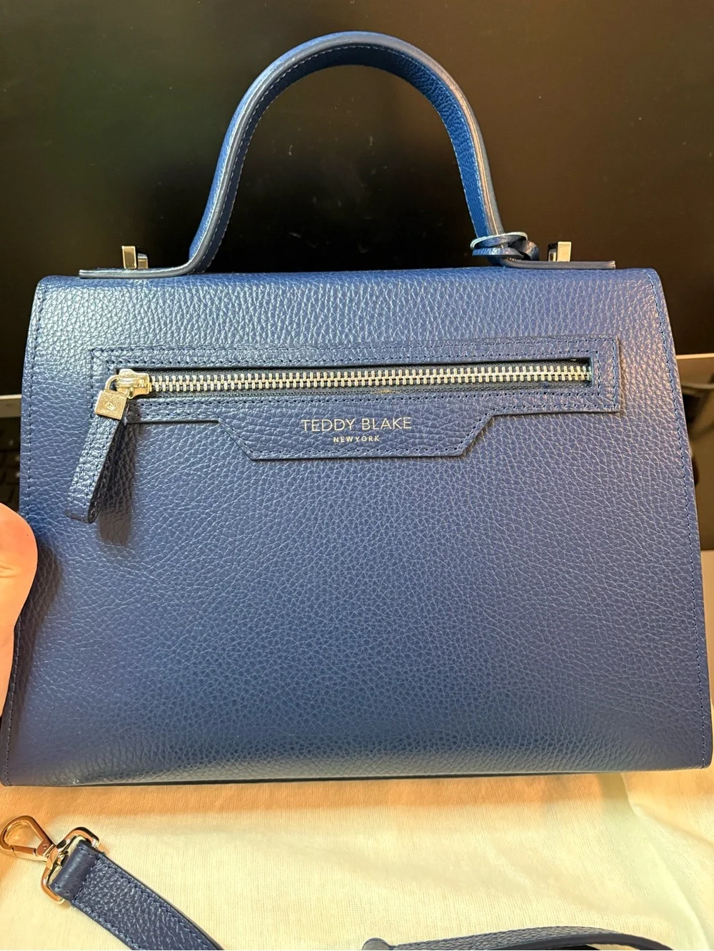 Teddy Blake Ava 11” in Blue Jeans with Silver Hardware - Picture 3 of 12